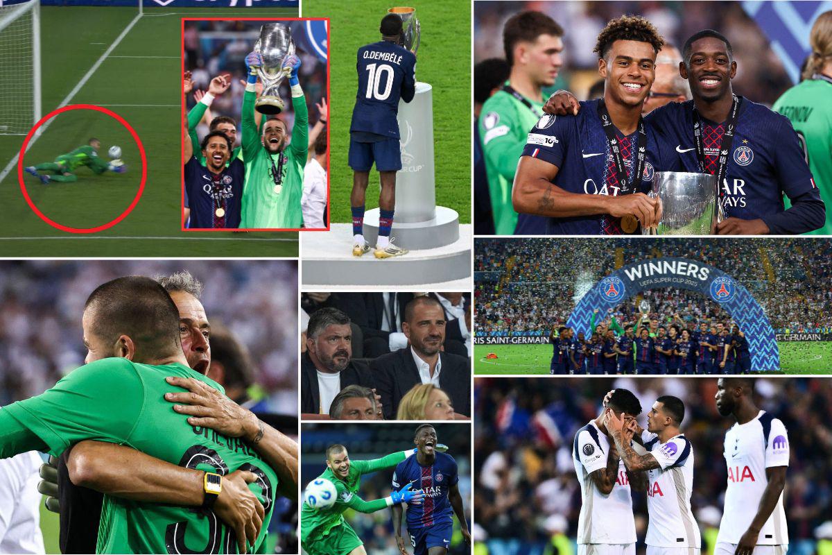 El nuevo portero del PSG pasó de villano a héroe y así festejó Luis Enrique tras ganar la Supercopa; el Balón de Oro ya tiene dueño