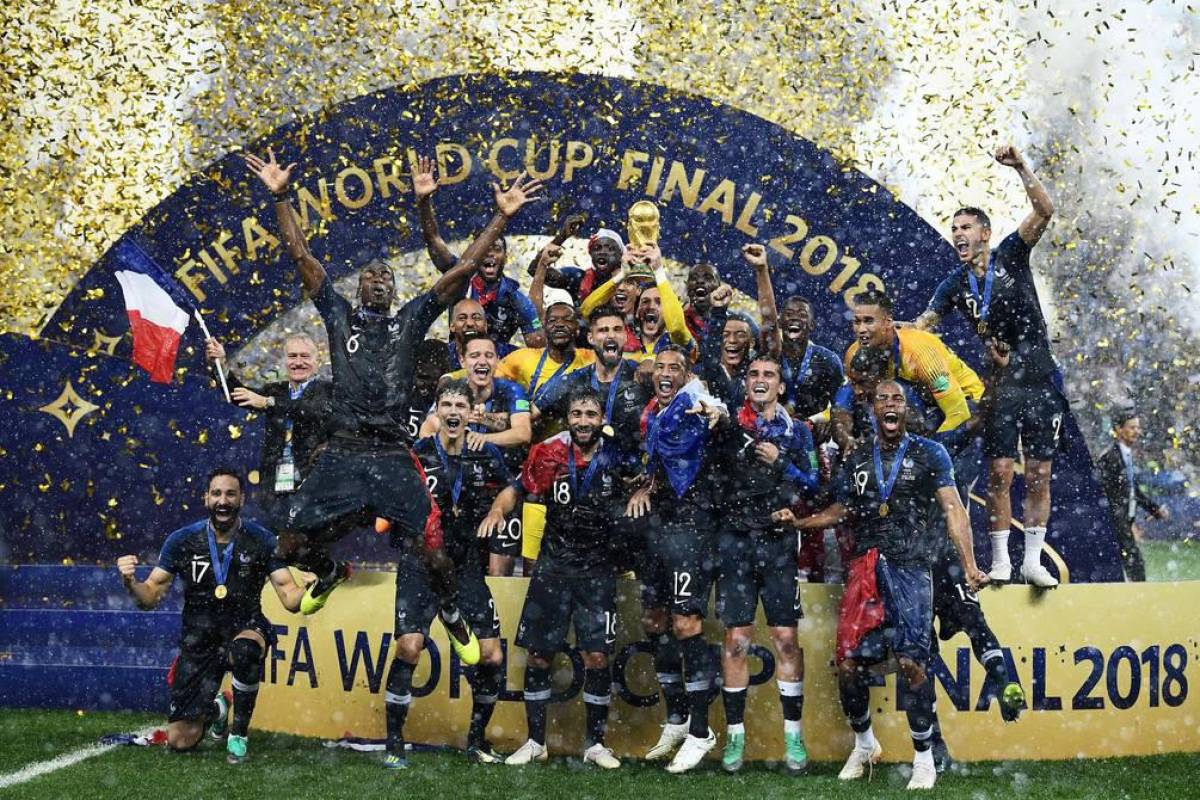Francia es la actual campeona del mundo. Se coronó en Rusia 2018.