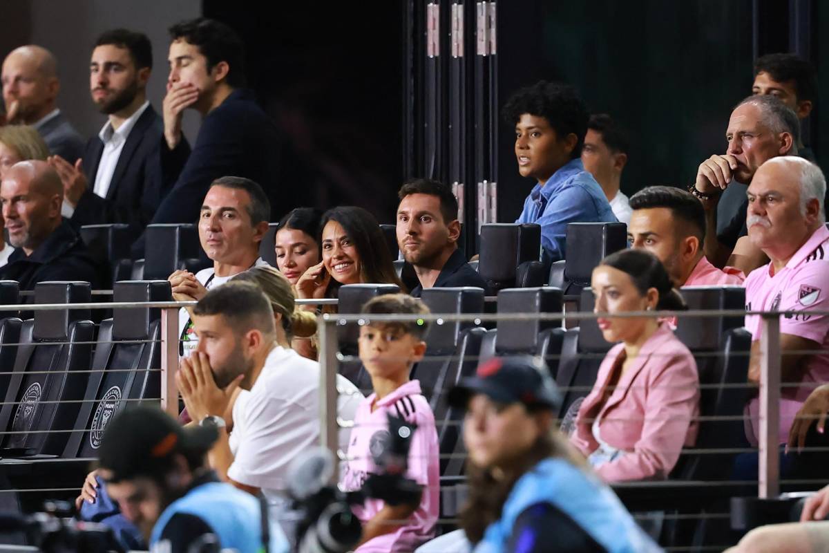 No se vio por TV: ¿Qué hacía Antonela? El lugar donde se metió Messi y los invitados de lujos al Inter Miami-Houston Dynamo