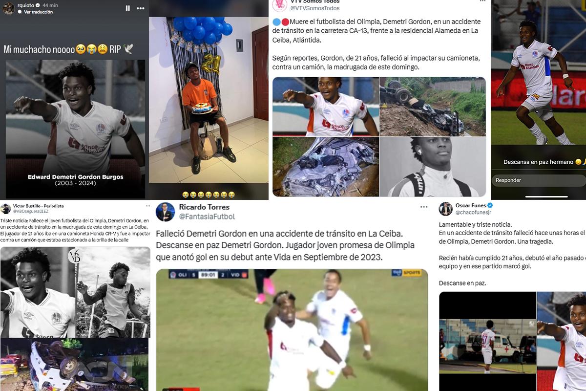 “Su sueño era construirle una casita a su mamá”: jugadores y prensa deportiva reaccionan por la muerte de Demetri Gordon
