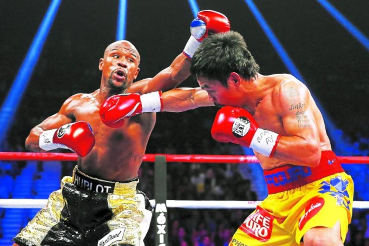 Las mejores fotos de la pelea Mayweather-Pacquiao