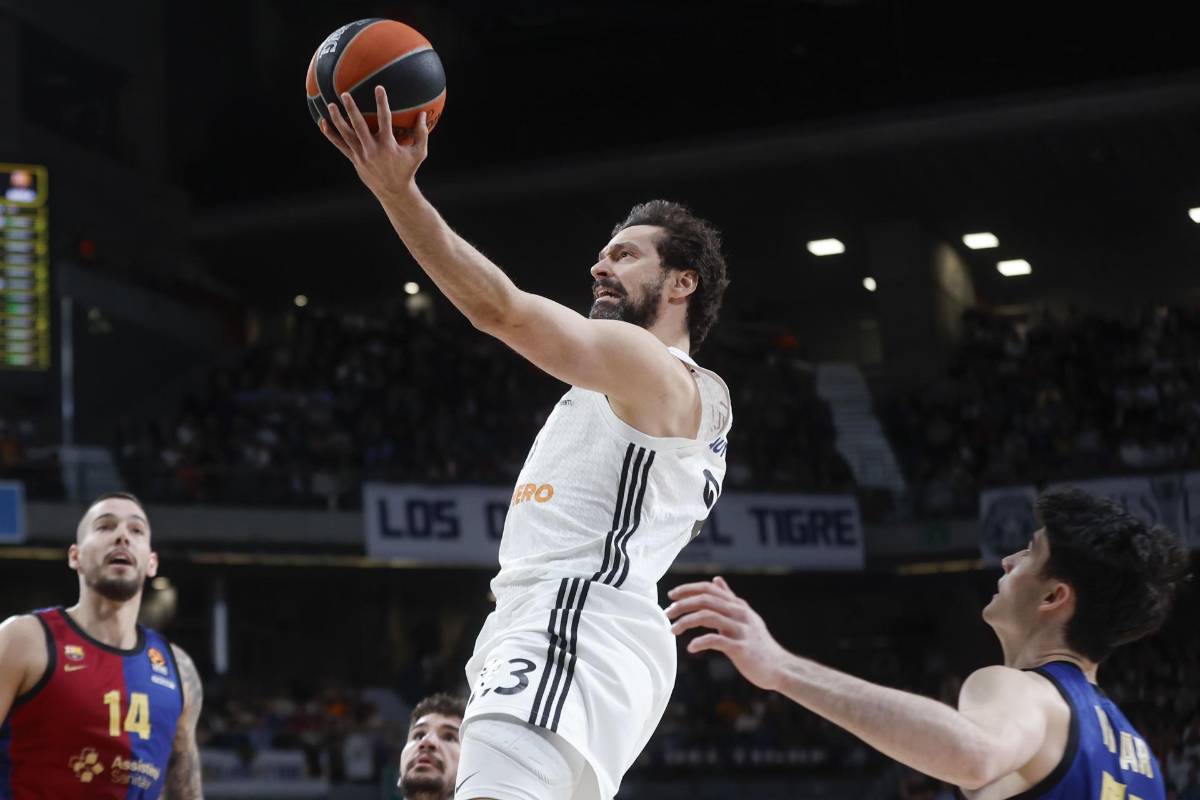Modric realizó tremendo gesto y Mbappé con cara de pocos amigos: estrellas del Madrid sorprendieron en el clásico del Basketball