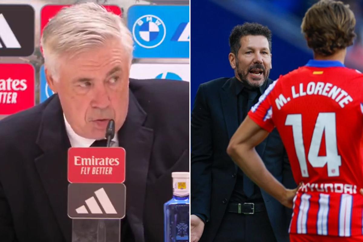 Ancelotti respondió por las quejas del Leganés y lo que dijo del Atlético: El árbitro ha decidido así
