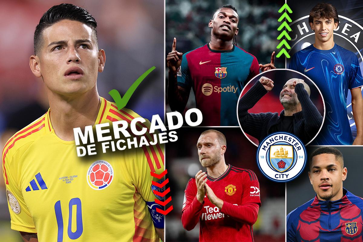 Barcelona sacude el mercado de fichajes y Gundogan tiene “nuevo” club; James Rodríguez y Vitor Roque dan la sorpresa