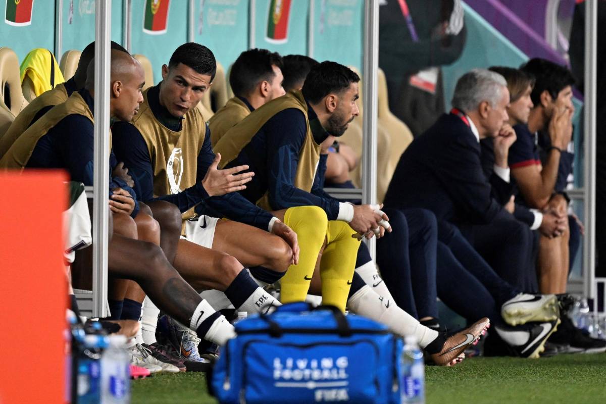 Lágrimas en su último Mundial: Las desgarradoras imágenes de Cristiano Ronaldo tras ser eliminado en Qatar 2022