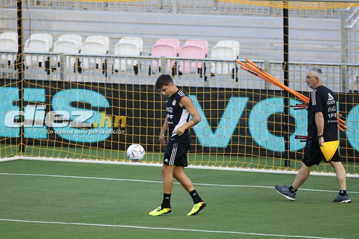 ¿Messi de titular? Así fue el último entrenamiento de Argentina previo al partido ante la Selección de Honduras