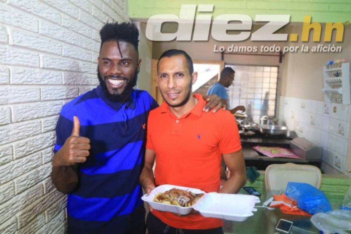 Así es el humilde local de comida de Rudy Williams, al que van jugadores de Olimpia y Motagua