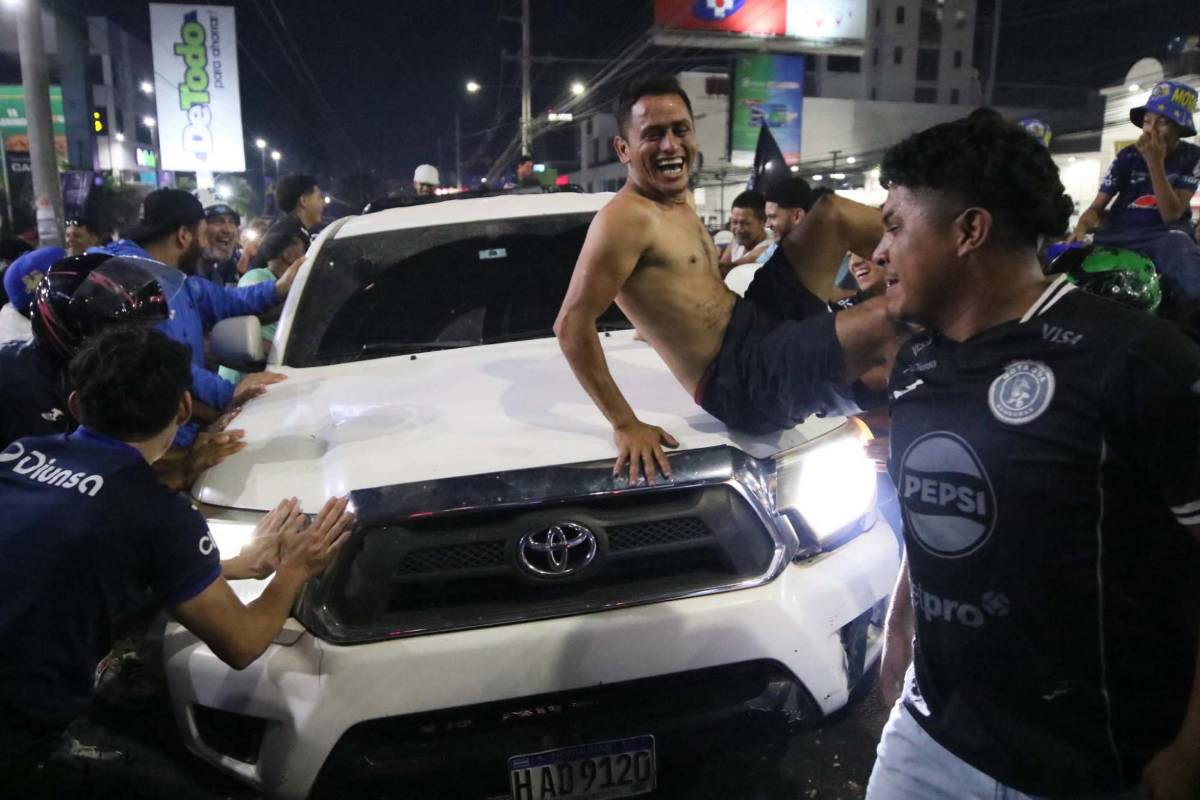 Monumental caravana: las otras fotos que no viste del título 20 del Motagua