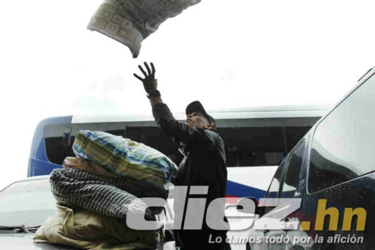 EN FOTOS: Real España viajó bien 'encobijado' a Tegucigalpa