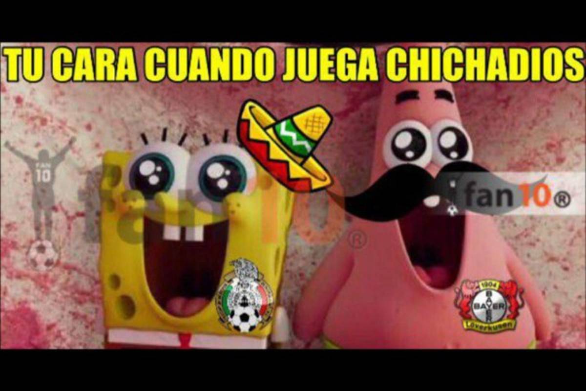 Los mejores memes del doblete de Chicharito Hernández con el Bayer Leverkusen