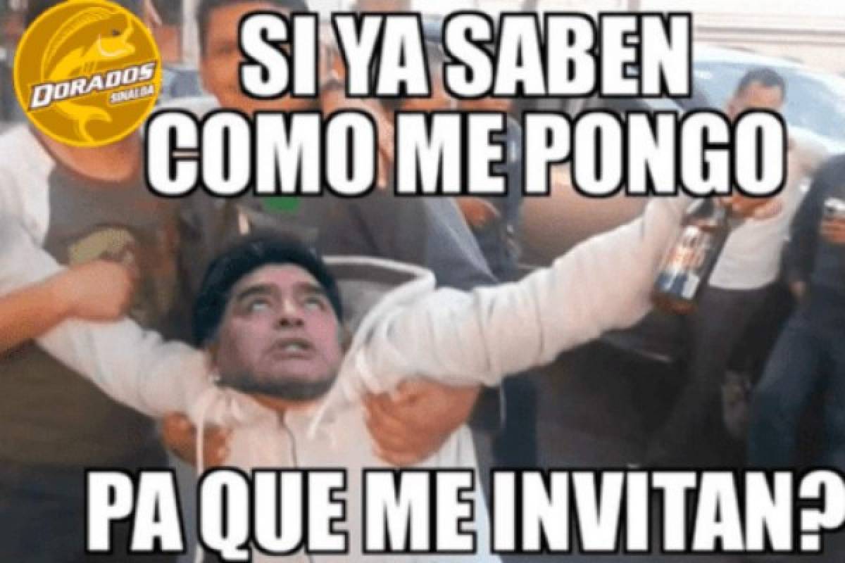 Memes: Revientan las redes con la llegada de Maradona a Dorados de Sinaloa