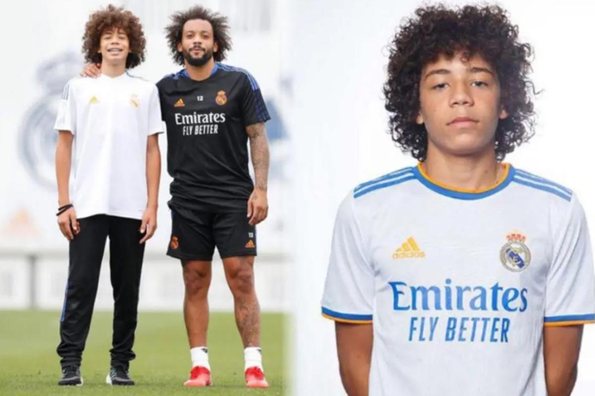 Enzo, hijo de Marcelo, se forma en las inferiores del Real Madrid y decidió representar a España.