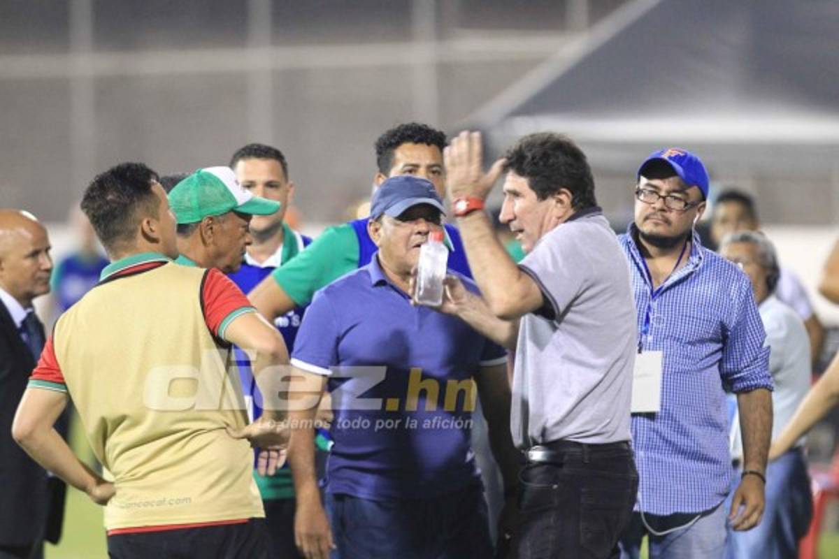 No se vio en TV: Así fue la bronca en Comayagua y la algarabía de Marathón