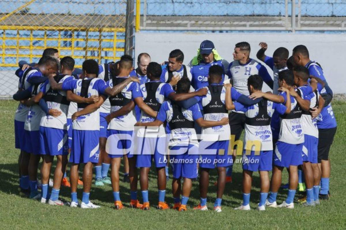 Así fue el entrenamiento de la Selección de Honduras pensando en Paraguay y Brasil