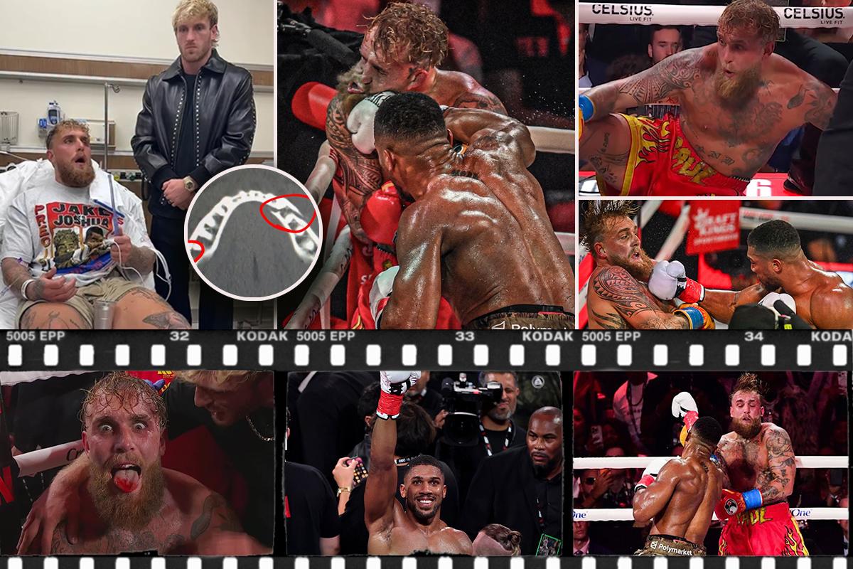 Anthony Joshua noqueó a Jake Paul con brutal derechazo y le rompe la mandíbula: Denme al Canelo...