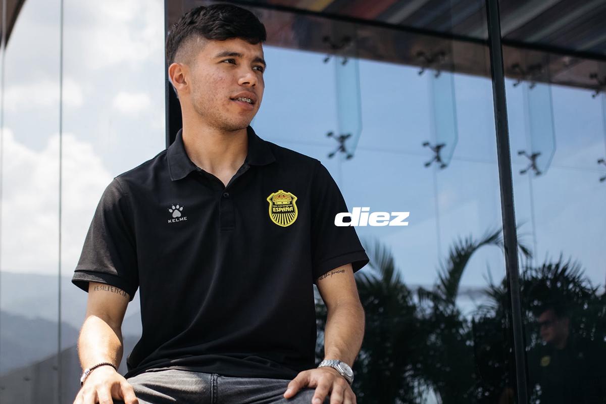 Roberto Osorto tiene 19 años y espera consolidarse con Real España. (Cortesía Mauicio Ayala)