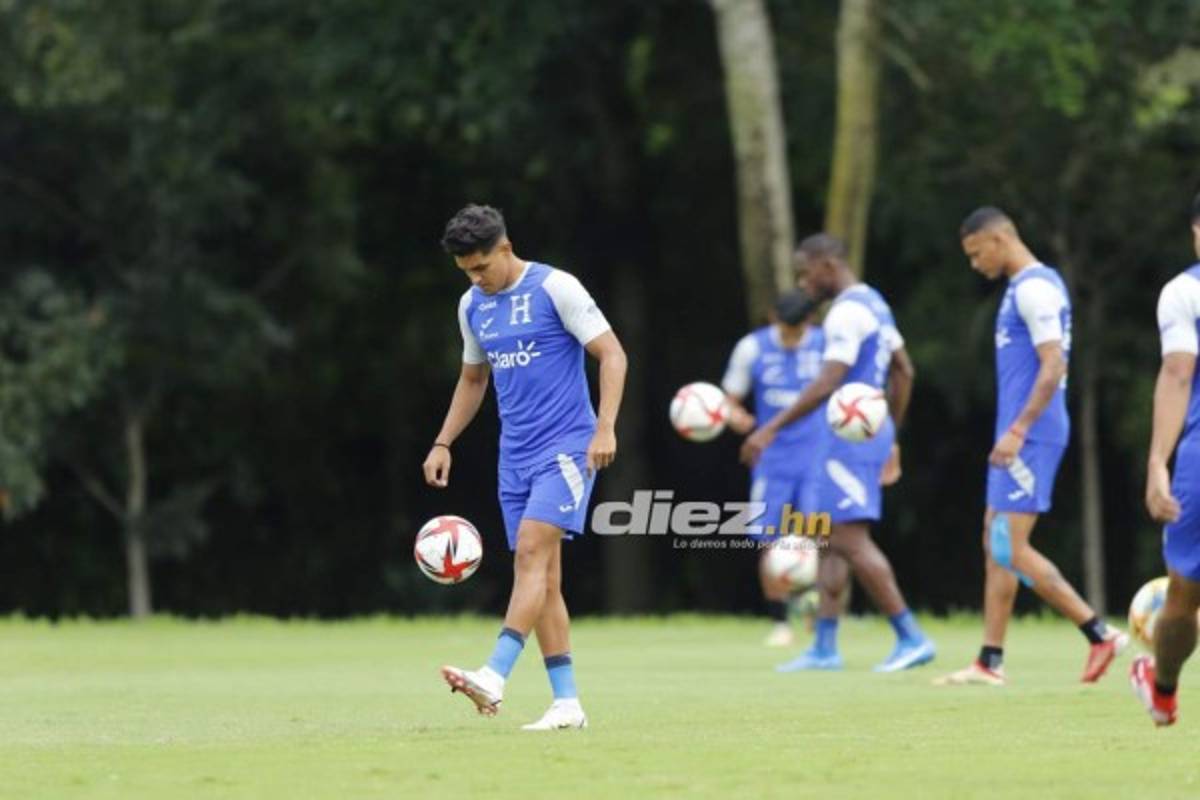 Los cariñitos de Edwín Rodríguez y las bromas de Deiby: el penúltimo entreno de Honduras con el combo completo
