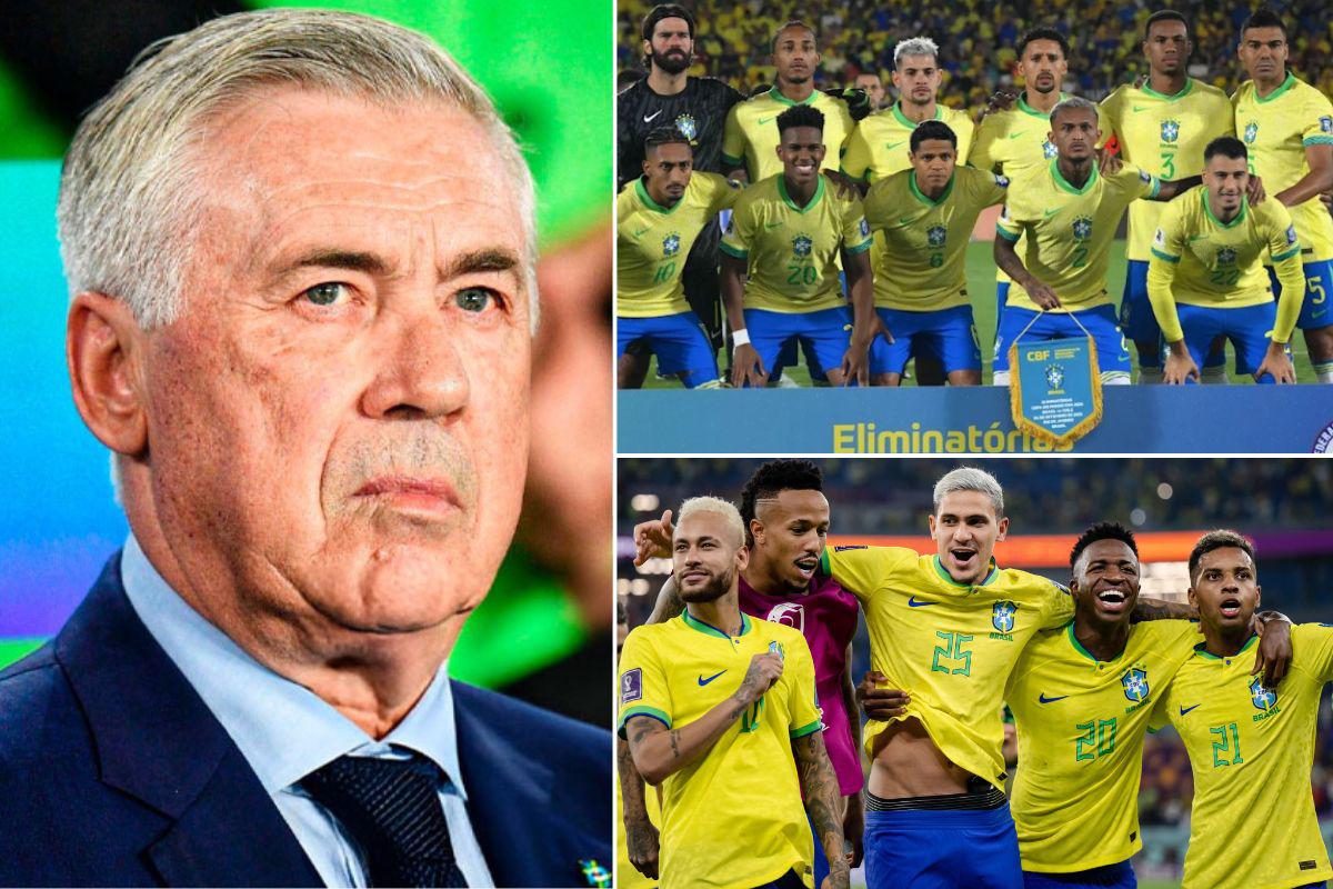 Ancelotti tomó la decisión: los tres jugadores de Brasil que ya tienen asegurado su puesto en el Mundial 2026
