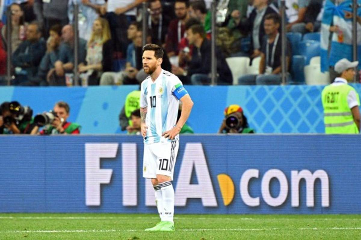 FOTOS: La tristeza y bronca de Lionel Messi ante Croacia
