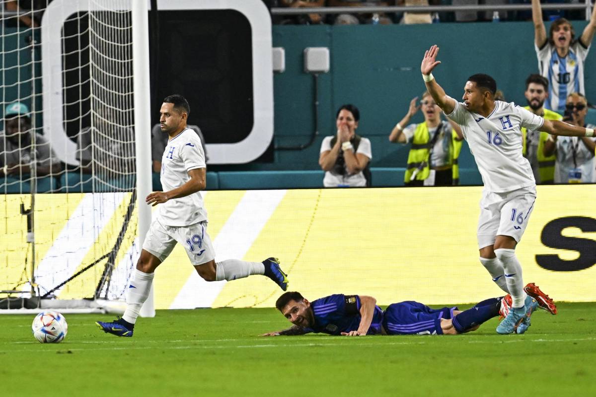 El futbolista de Honduras que intercambió camisa con Messi en el amistoso ante Argentina: se la pidió desde temprano