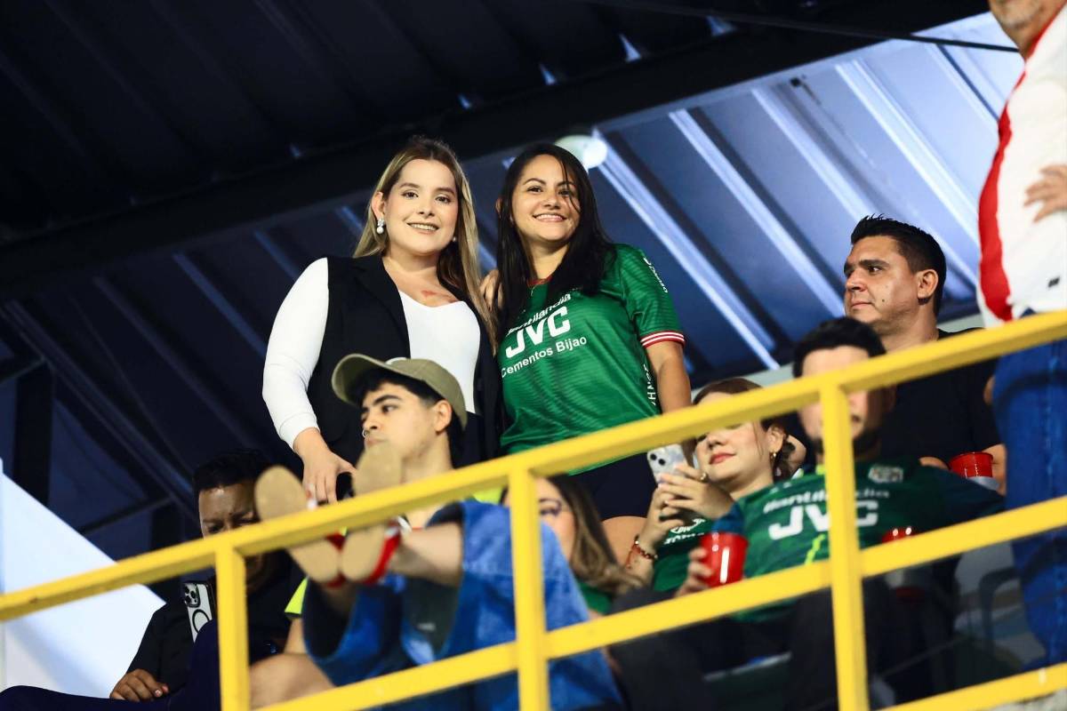 ¿Quién es la argentina? La final entre Marathón y Motagua se llenó de bellezas