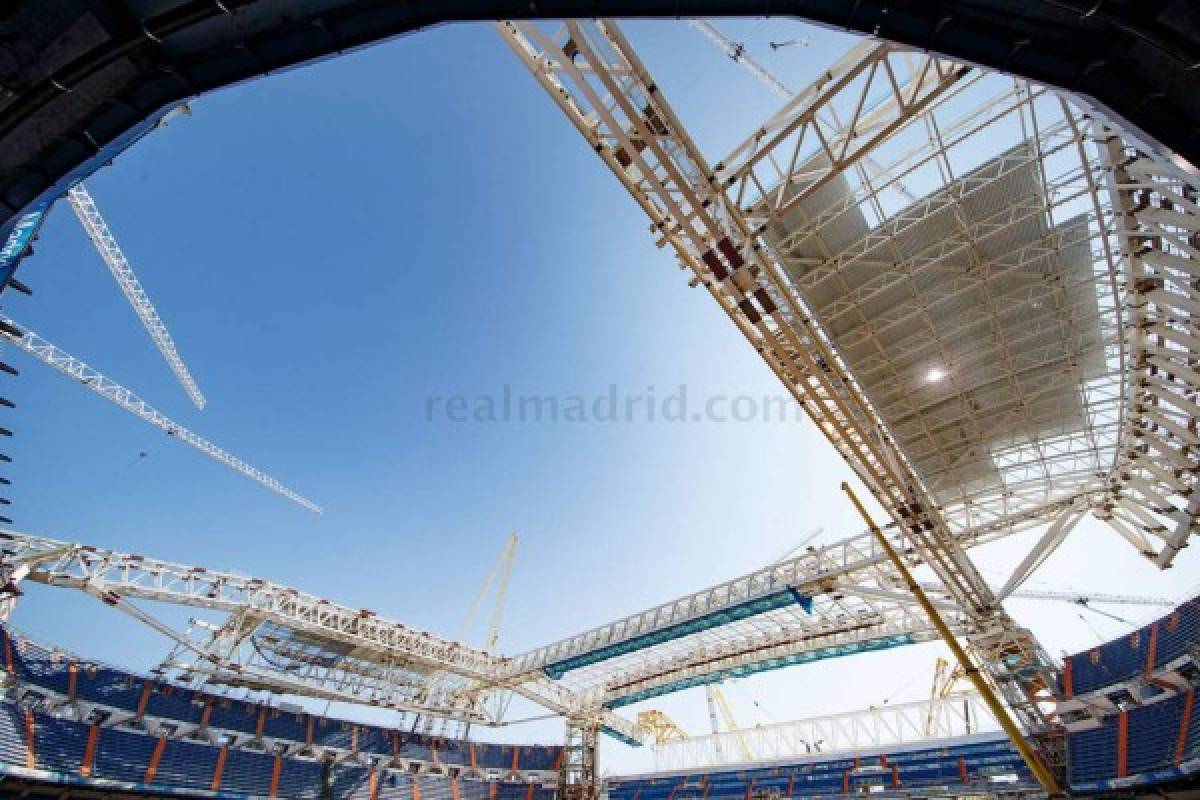 Asientos listos y ya tiene césped: Así luce el Santiago Bernabéu a seis días para la reapertura