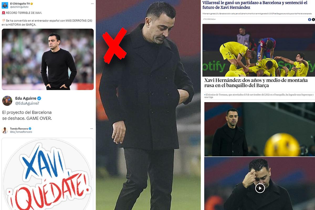 Xavi se va del Barcelona en junio y la prensa reacciona: “Se acabó la farsa; adiós a LaLiga”