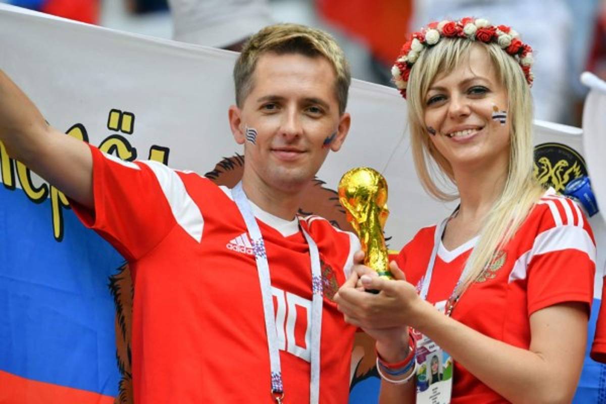 La belleza rusa se apodera del Mundial 2018 en el juego ante Uruguay