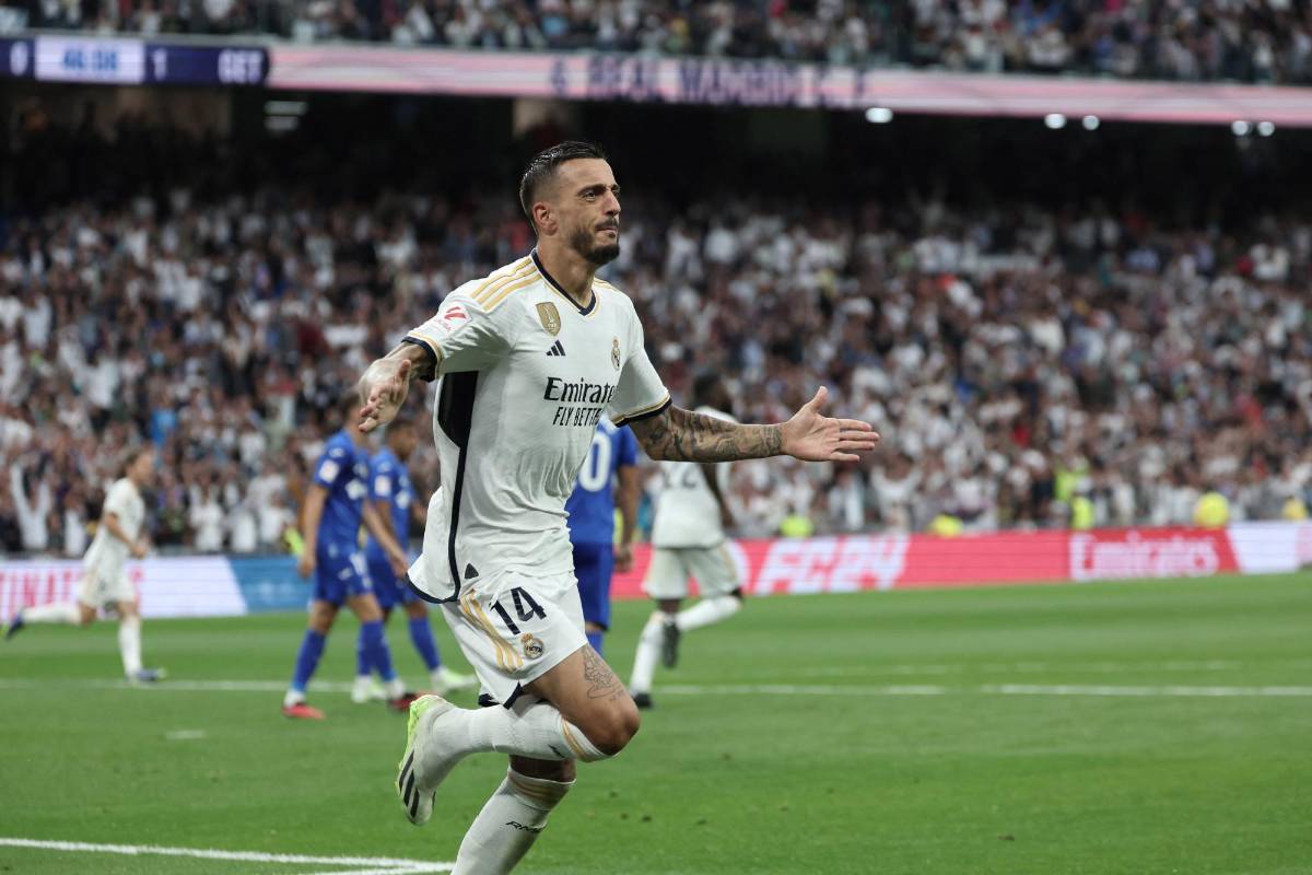 Salen a la luz las famosas líneas en la jugada del polémico gol de Joselu, Bellingham y su épico festejo; Choco Lozano presente en el Madrid-Getafe