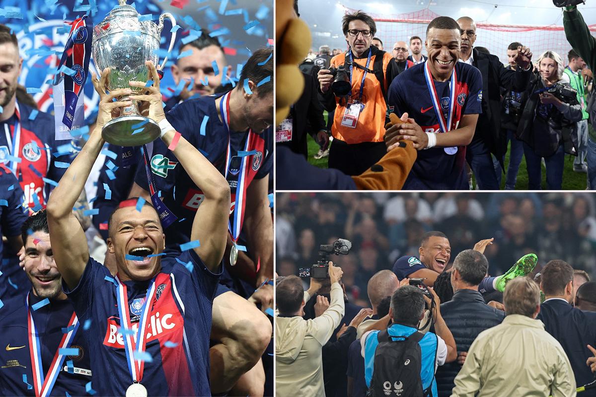 OFICIAL: Kylian Mbappé jugó su último partido con PSG para ganar la Copa de Francia ante Lyon