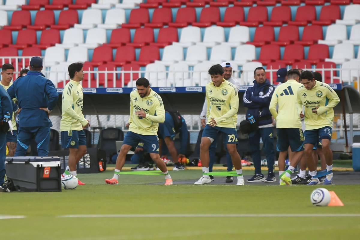 América amenaza a Olimpia con exjugador del Barcelona, pero zaguero está en duda; así entrenaron en el estadio Nacional