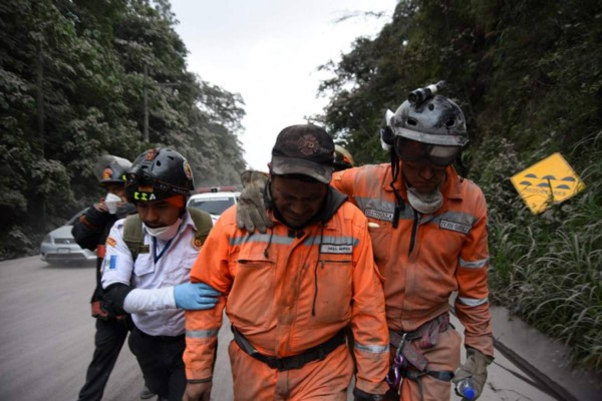 ¡Impactantes! Las otras imágenes que no has visto tras la potente erupción de volcán en Guatemala