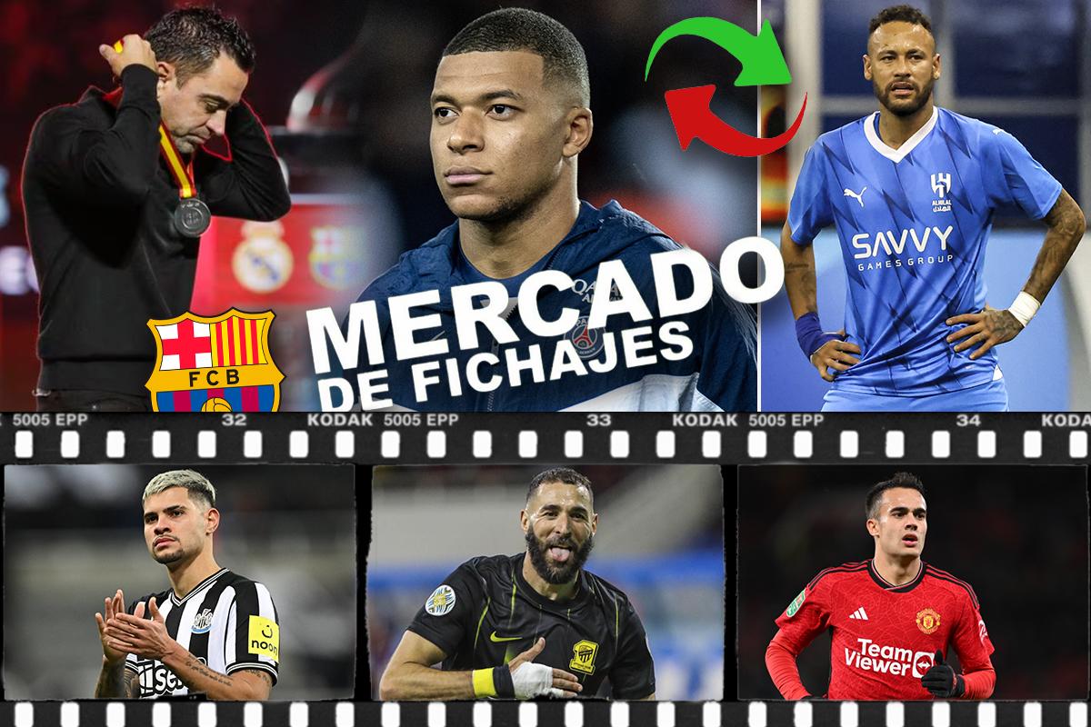 Barcelona toma firme decisión con Xavi y la bomba de Benzema; revelaron dónde jugará Kylian Mbappé