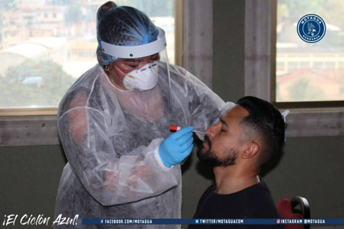 ¡Doloroso! Plantel de Motagua es sometido a pruebas de COVID-19 previo al juego ante Comunicaciones