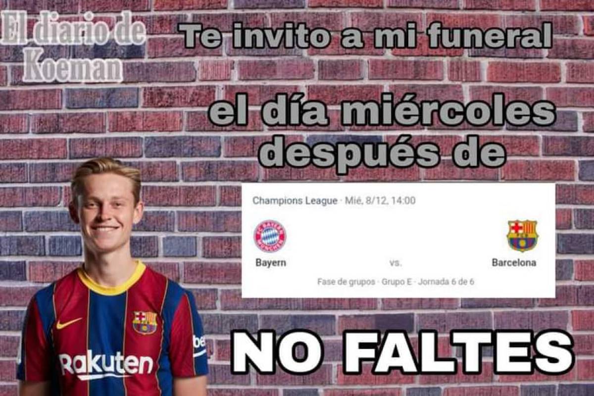 Los memes calientan el Bayern-Barcelona: Hacen pedazos al equipo culé por la posibilidad de jugar Europa League