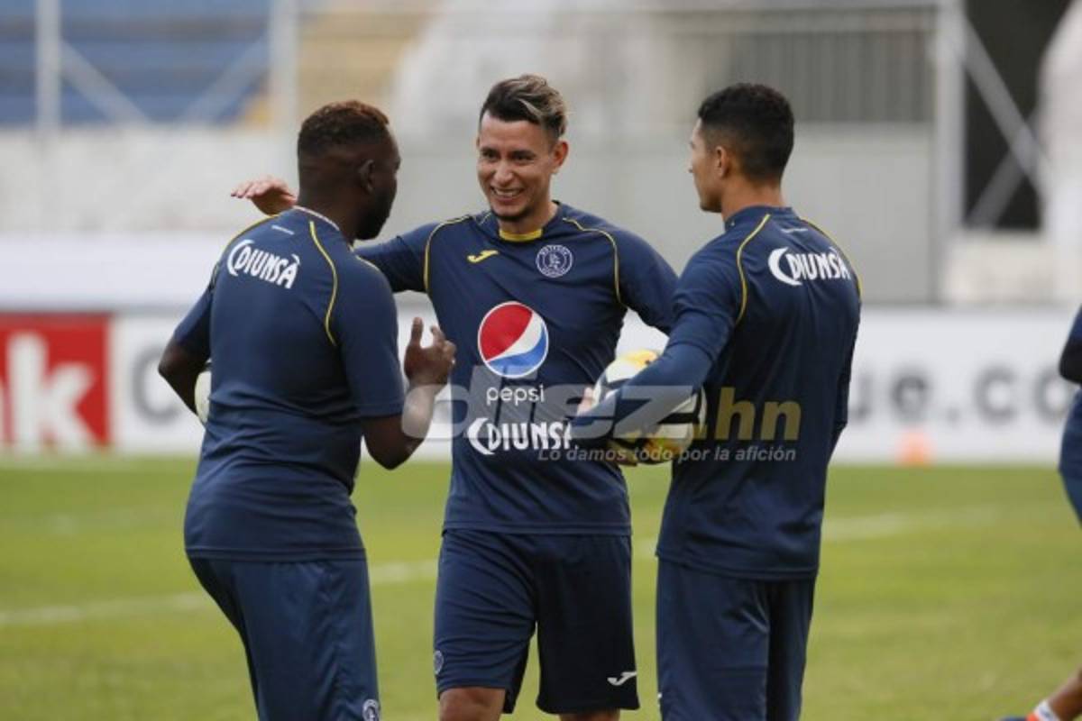 Con alegría y fe; así fue el último entrenamiento de Motagua previo a la final de Concacaf