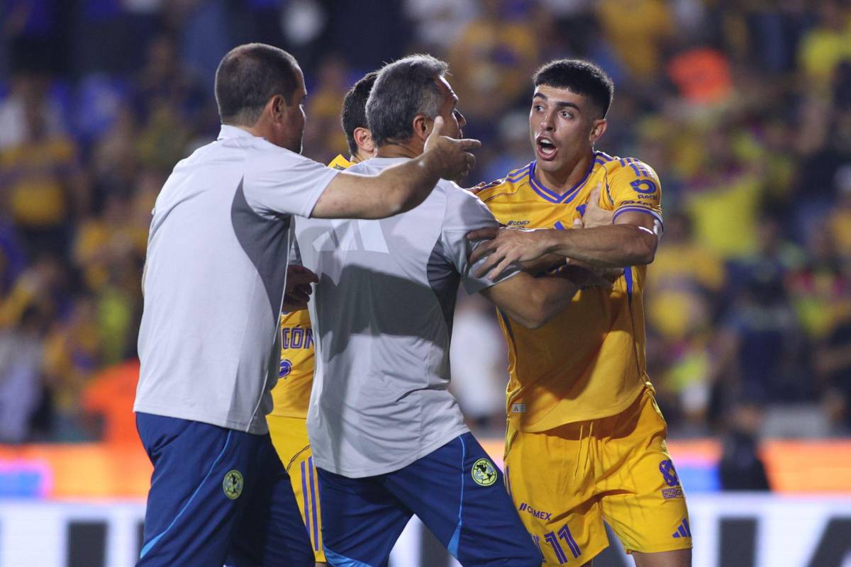 Escándalo: América venció a Tigres y se armó una tremenda pelea en El Volcán; Liga MX lanza comunicado