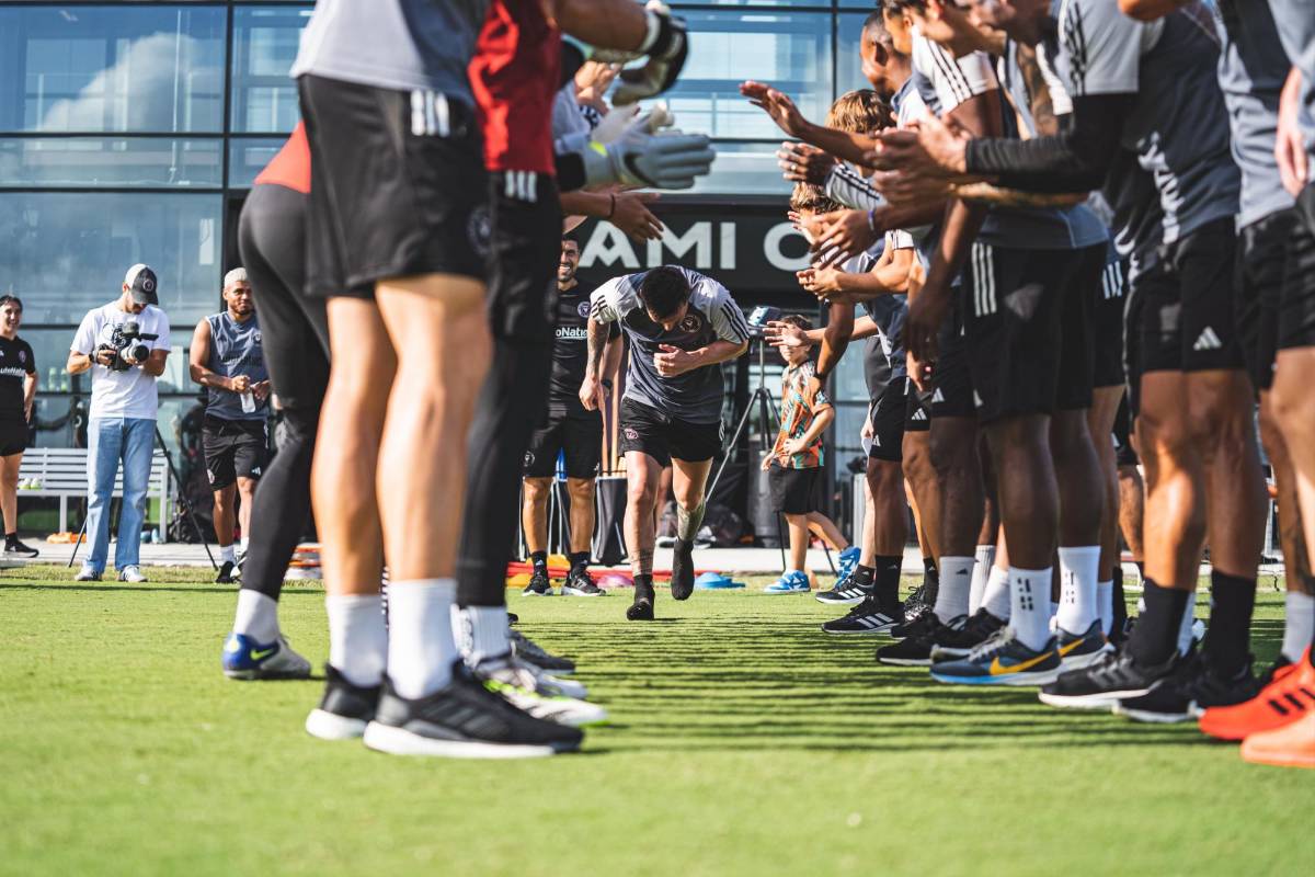Messi tiene nuevo amigo, visita especial y el reencuentro: Así fue el primer entrenamiento del Leo con el Inter de Miami