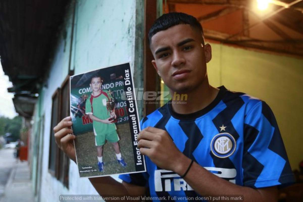 Fotos: así creció el futbolista de Marathón Isaac Castillo en su barrio Cabañas; su vida familiar en su humilde hogar