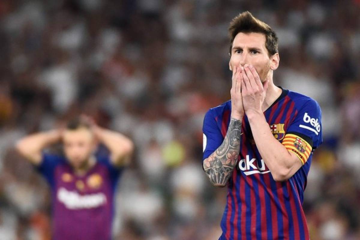 No se vio por TV: La loca celebración del Valencia y la vergüenza de Messi y Piqué