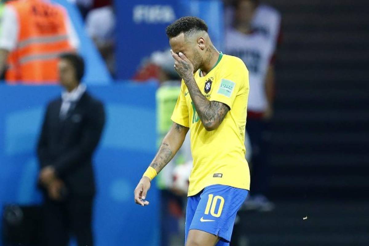 NO SE VIO EN TV: Desgarrador llanto de los brasileños; bronca entre Neymar y figura belga