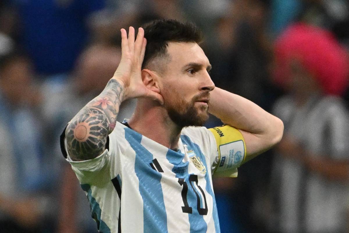 FOTOS: el desafiante festejo de Messi tras su récord, Antonella la goza en el palco, tremendo zafarrancho y Argentina explota