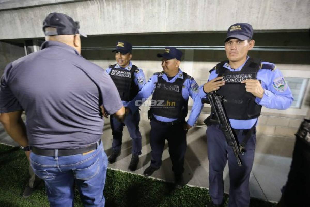 Incertidumbre y solo seis policías en Choluteca para el UPNFM-Olimpia