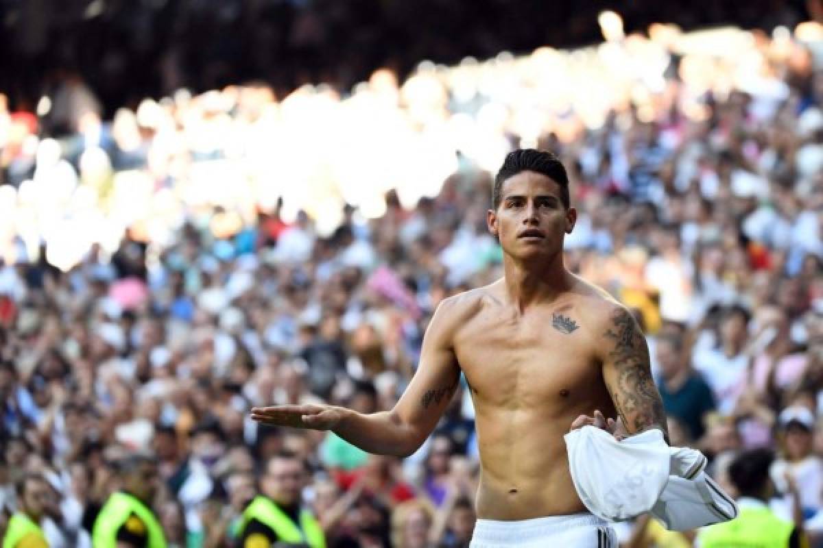 Real Madrid: La descarga de James Rodríguez y desata la locura en el Bernabéu