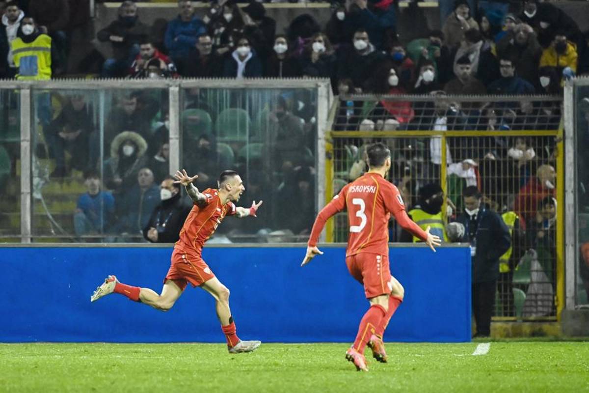 ¡Macedonia enloquece, Portugal avanza y los golazos de Bale! Las postales de la primera ronda de repechajes en Europa