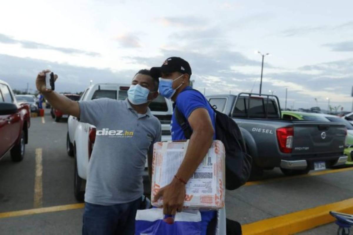 Sub-23 de Honduras llena de amor y felicidad en su llegada al país tras clasificación a los Olímpicos