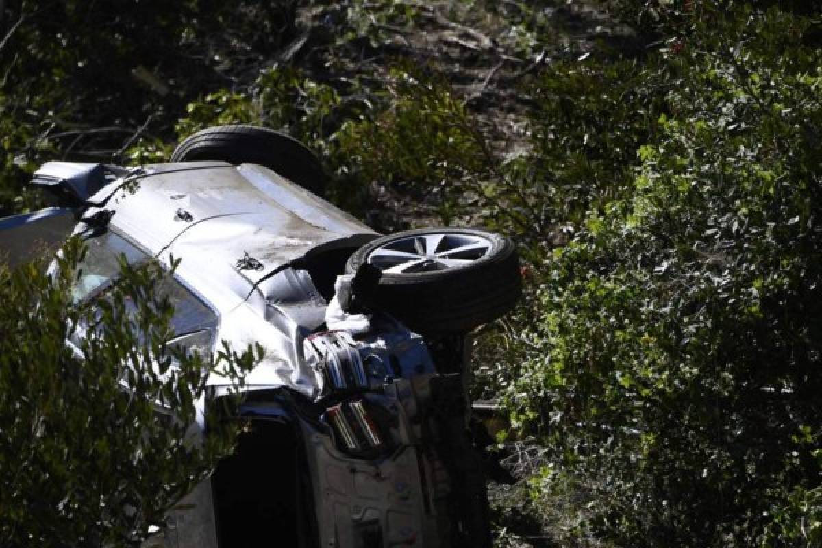 Tiger Woods: Imágenes impactantes de su accidente y rescate en Los Ángeles, Estados Unidos