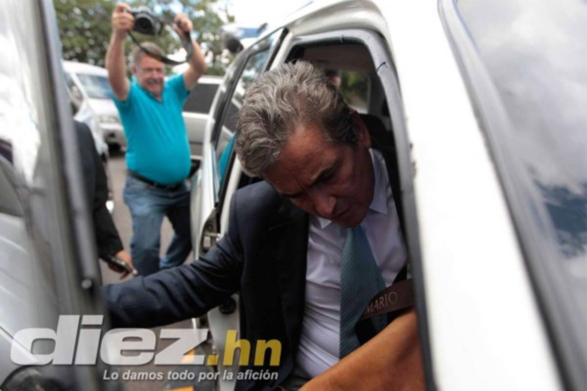 La llegada de Jorge Luis Pinto a Honduras .