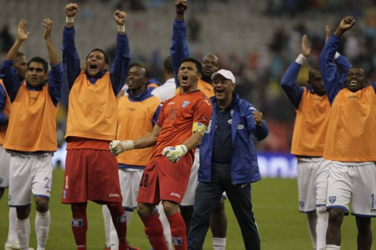 Las imágenes memorables de Honduras en el estadio Azteca