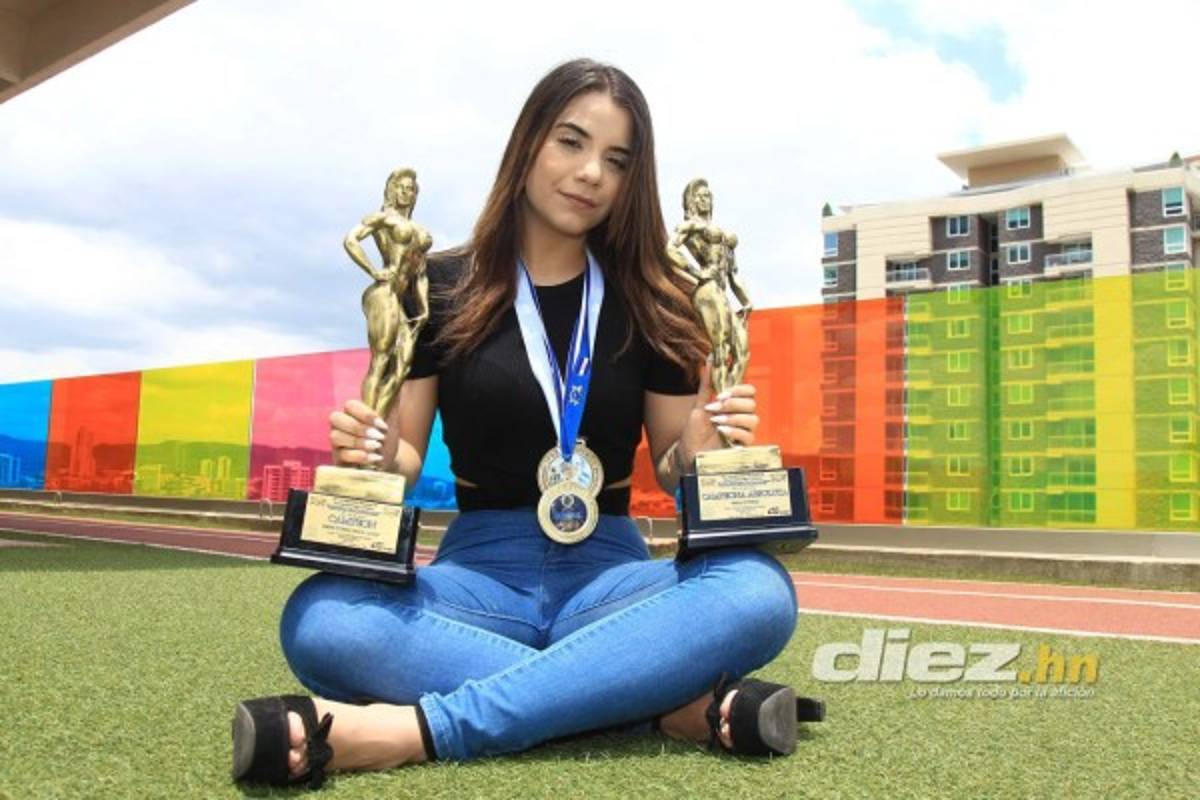 Jennifer Funes, la atleta que enamora en el fitness de Honduras